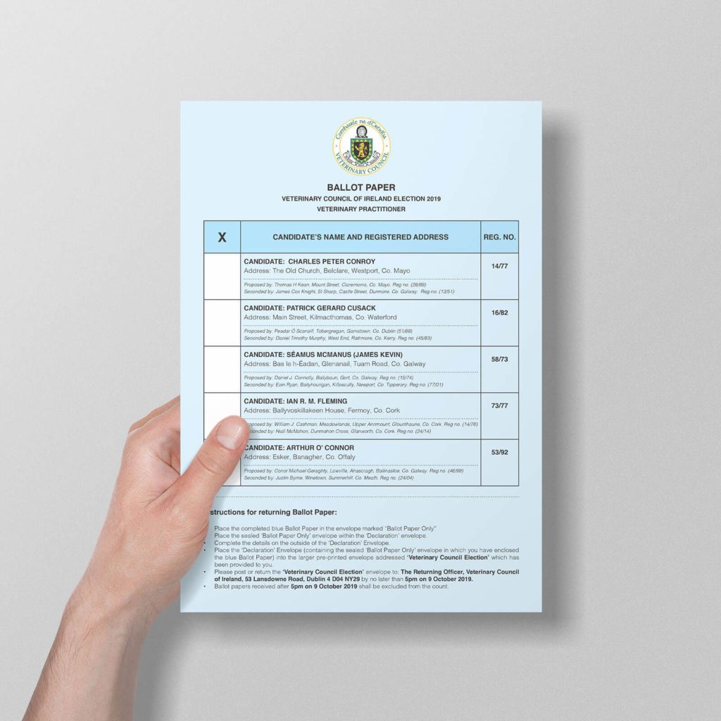 Ballot Paper