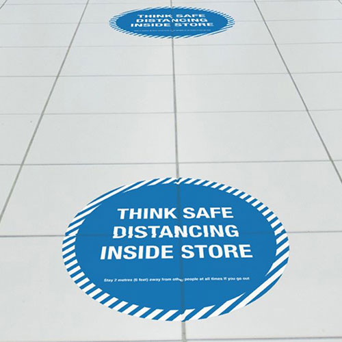 Covid Floor Sticker